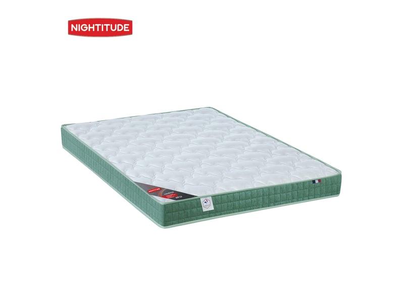 Matelas mousse + latex 160x200 cm NIGHTITUDE L'INTREPIDE - Conforama C