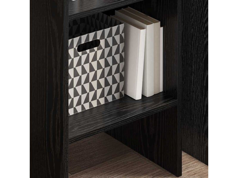  Bibliothèque 5 niveaux, armoire à livres 40 x 35 x 180 cm bois d'ingénierie shl2939  - Conforama D