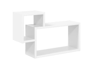 Étagère flottante, étagère suspendue montage mural blanc 55 x 15 x 35 cm cf42441