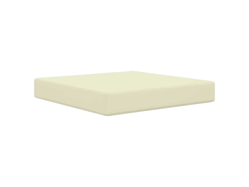Coussin de canapé d'extérieur, coussin de chaise polyester crème 60 x 60 cm cf54074 - Conforama D