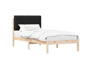 Lit simple 80x200 cm coloris noir