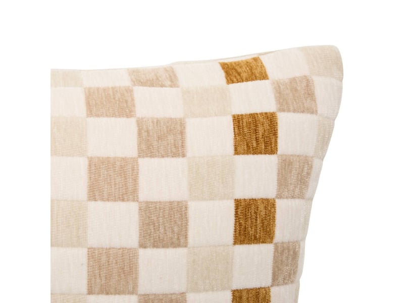  Coussin mosai rectangulaire 30x50cm beige MOSAI - Conforama B