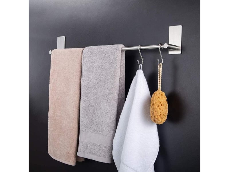  10 crochets en s en acier inoxydable, 110 mm de hauteur, 80 mm de profondeur et 3 mm d'épaisseur – pour suspendre les ustensiles de cuisine, gris  - Conforama C