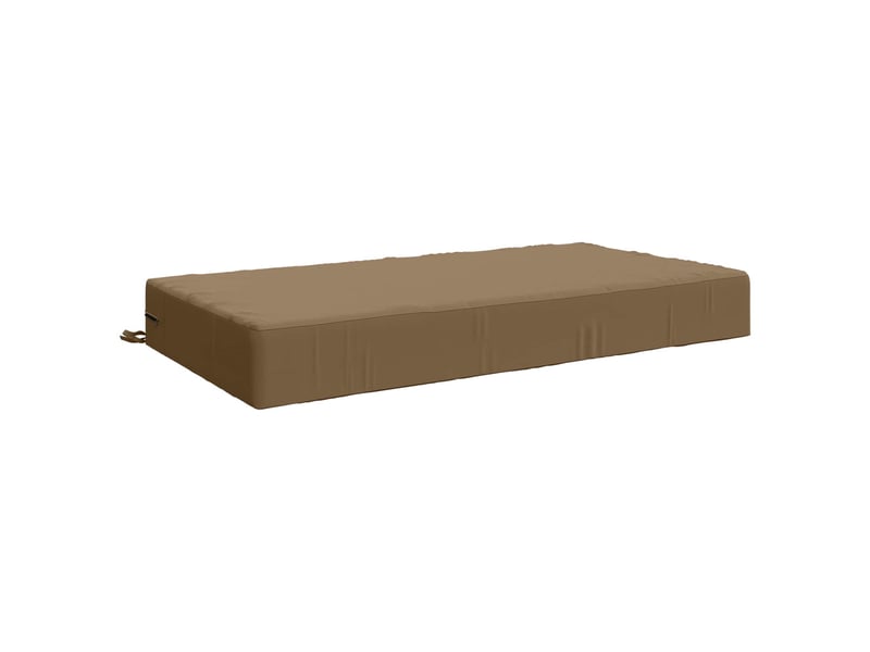  Coussin d'assise, coussin pour chaisecanapé soest 100 % polyester taupe 120 x 80 x 15 cm cf51497  - Conforama A