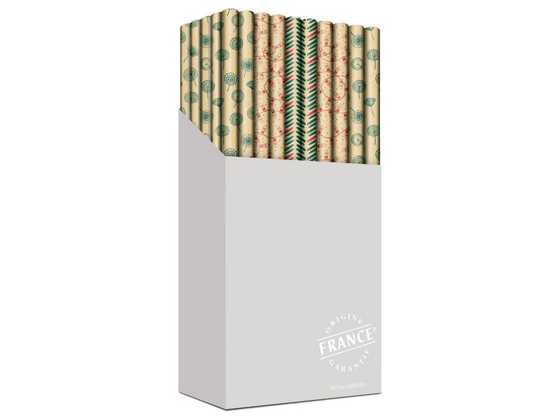  Papier cadeau kraft imprimé 200x70cm  - Conforama D
