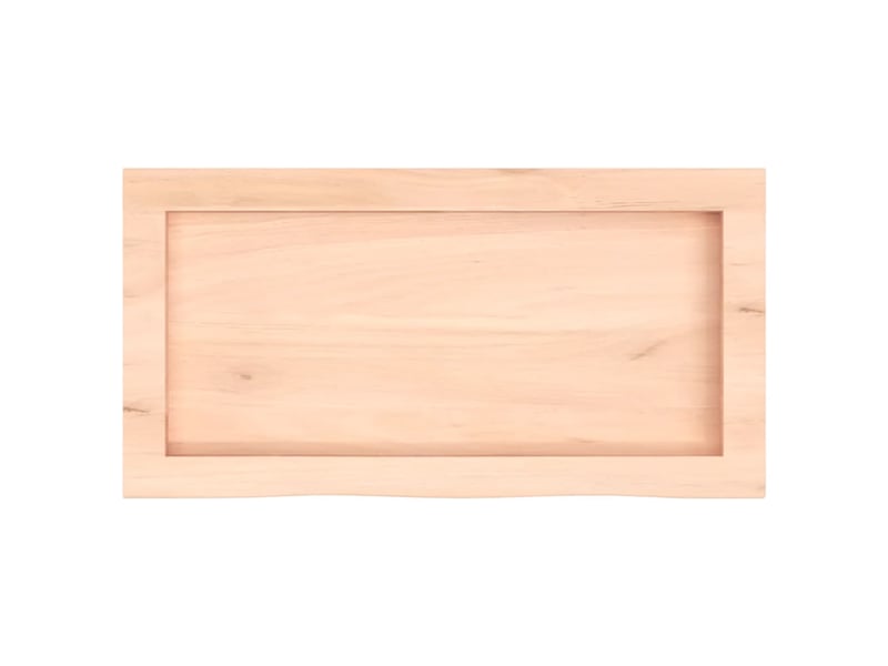  Comptoir de salle de bain, plan de travail 60x30x(2-6) cm bois massif non traité cf65737  - Conforama C