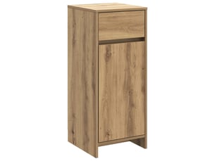 Armoire de salle de bain, meuble de rangement chêne artisanal 35x36.5x85 cm