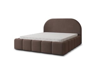 Lit coffre 140x200 cm MASSENO   coloris marron