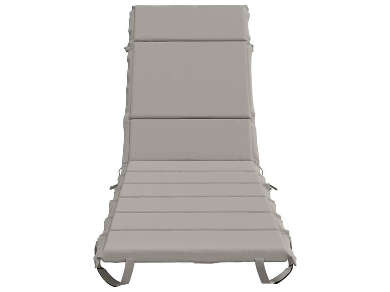 Coussin de transat, coussin pour bain de soleil gemert 100 % polyester gris 200 x 60 x 3 cm cf56154 - Conforama D