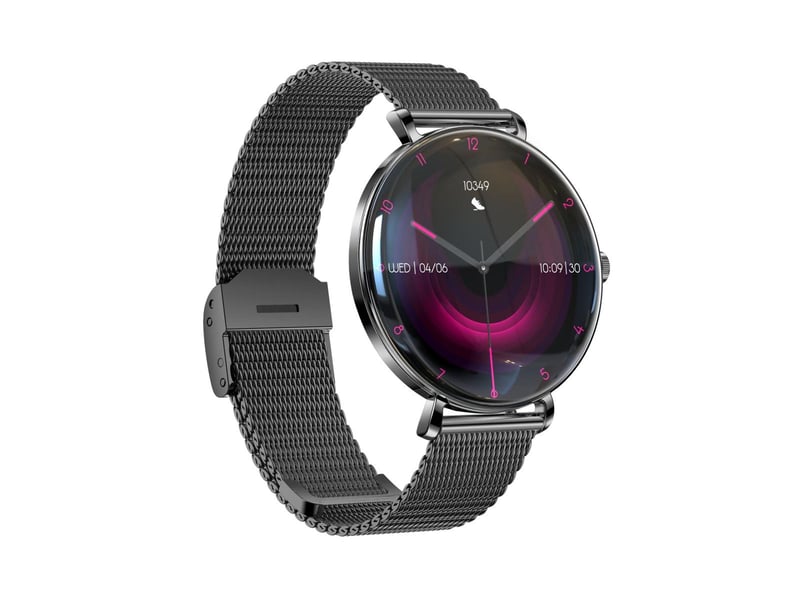  Montre connectée elite amoled 1,43 466x466 - cardio, sommeil, 7 j - milanais noir ILN483 - Conforama B