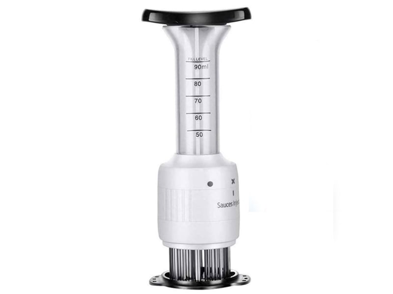 Attendrisseurs à viande injecteur du marinade aiguilles d'acier inoxydable de seringue de pour ramollir la viande - Conforama A