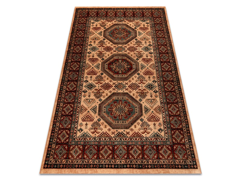  Tapis en laine kashqai 4317 100 oriental, ornement, couleur saumon   bordeaux 160x240 cm  - Conforama A