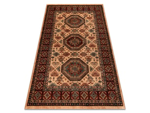 Tapis en laine kashqai 4317 100 oriental, ornement, couleur saumon   bordeaux 160x240 cm