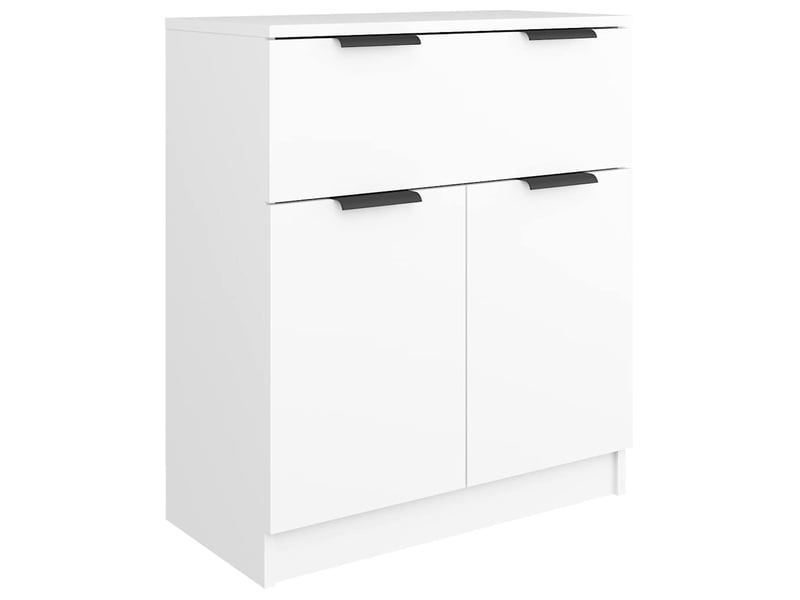  Buffets 3 pcs - bahut - meuble de rangement blanc bois d'ingénierie  - Conforama E