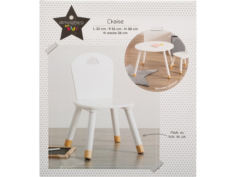 Chaise douceur pour enfant atmosphera - Conforama D