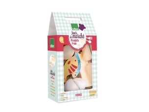 Set de produits frais jour de marche