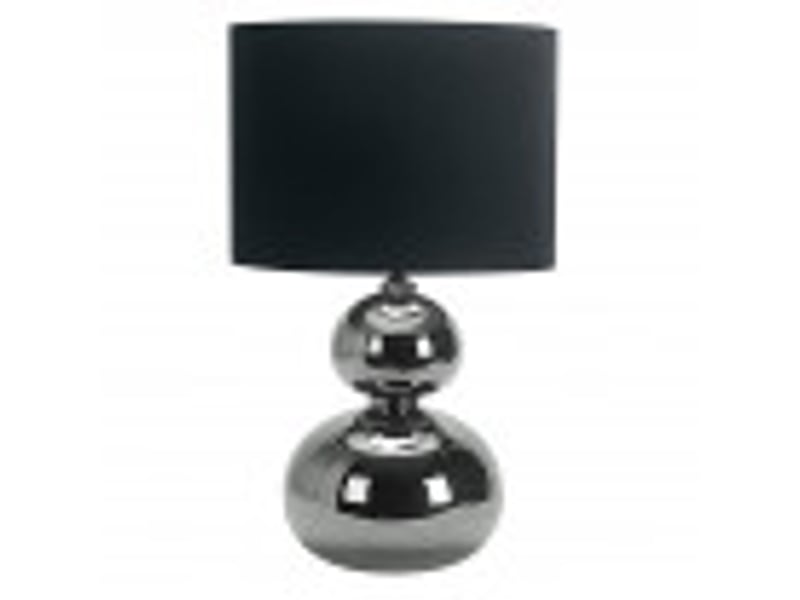  Lampe à poser fabrilamp roa e27 coloris noir chromé 51 x 30 x 30 cm 160971020 - Conforama B