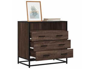 Commode 1 tiroir(s)    <strong></strong> <strong></strong> coloris marron largeur 70 cm