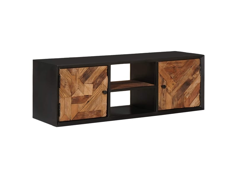  Meuble tv - banc tv - meuble de rangement avec étagère avec stockage 105 x 30 x 35 cm  - Conforama A