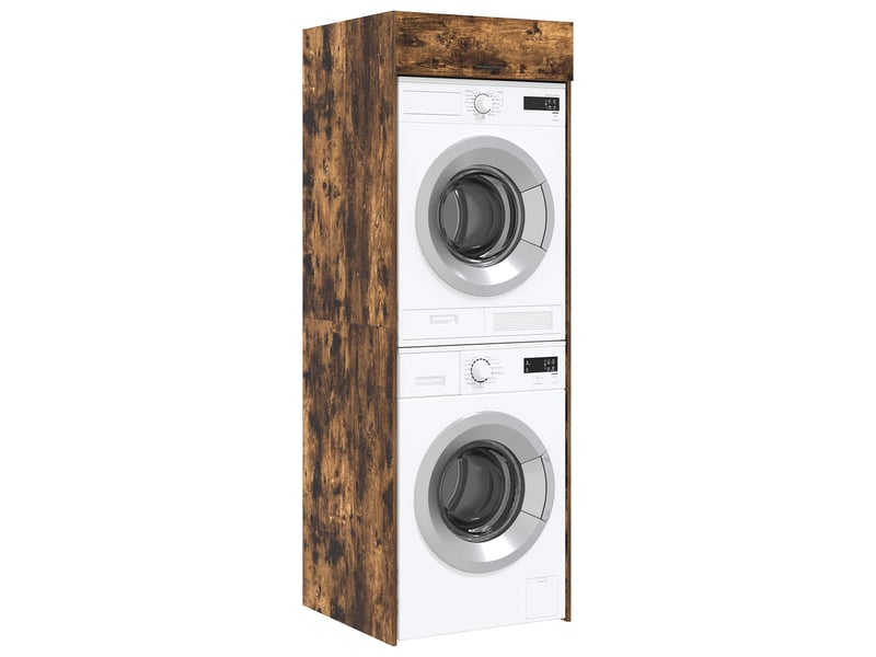  Armoire pour machine à laver chêne fumé 67,5x68x200 cm  - Conforama C