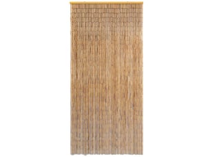 Rideau de porte contre insectes, moustiquaire bambou 100 x 220 cm cf43614