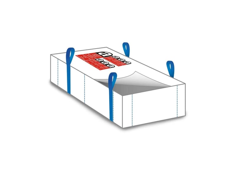  Sac amiante 260 x 125 x 30 cm capolyamidecité 1000 kg polypropylène, 5 pièces  - Conforama A