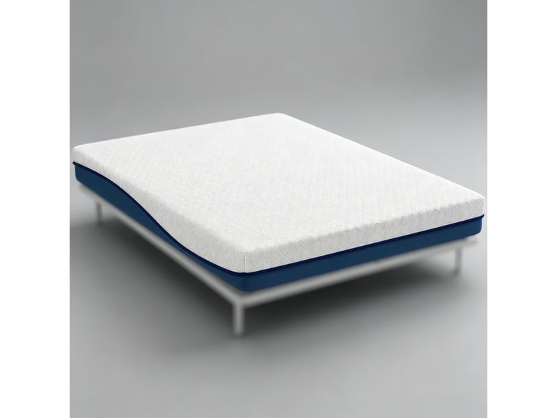  Matelas 2 personnes 140 x 190 cm, mousse mémoire au thé vert, housse lavable  - Conforama D