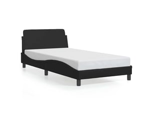 Lit simple 100x200 cm    coloris noir