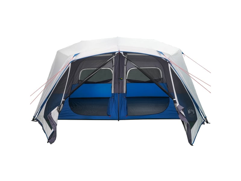  Tente de camping, tente familiale avec led 10 personnes libération rapide shl39569  - Conforama E