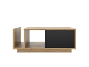 Table basse rectangulaire coloris naturel <strong>BEAUNIV</strong> <strong></strong> - 53 cmx99.5 cm