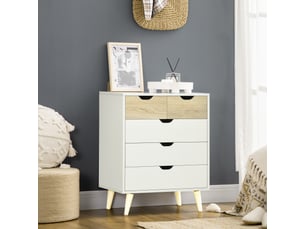 Chiffonnier    <strong></strong> <strong></strong> coloris blanc