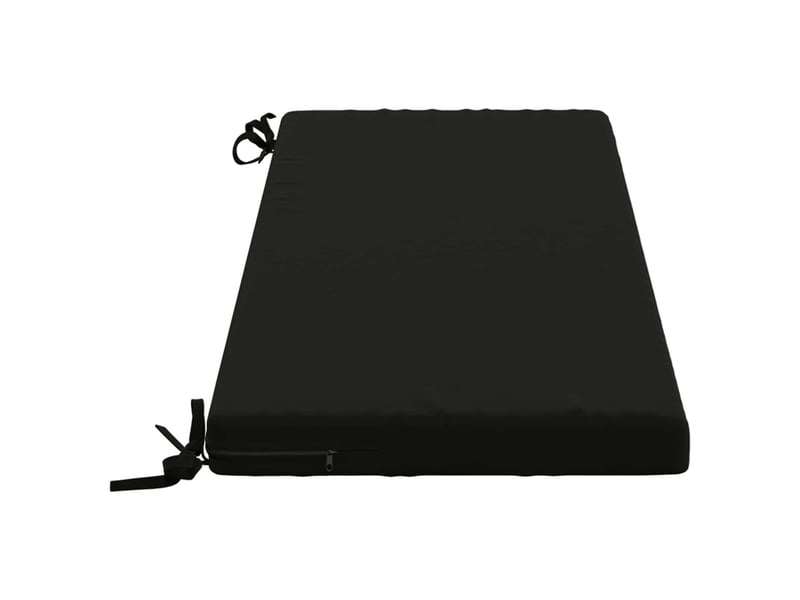  Coussin de banc, coussin d'assise, coussin de canapé soest 100 % polyester noir 100 x 40 x 5 cm cf53395  - Conforama D