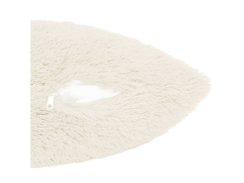  Lot de 2 coussins avec oreiller, coussins décoratifs heerlen blanc fleece pv cf50394  - Conforama E