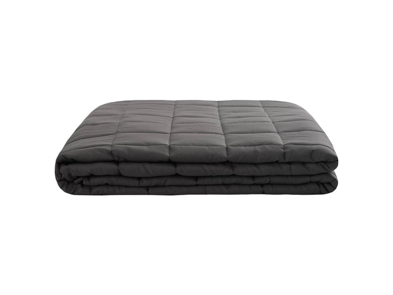 Couverture lestée adulte, couverture pondérée anthracite 135x200 cm 10 kg shl76470  - Conforama D