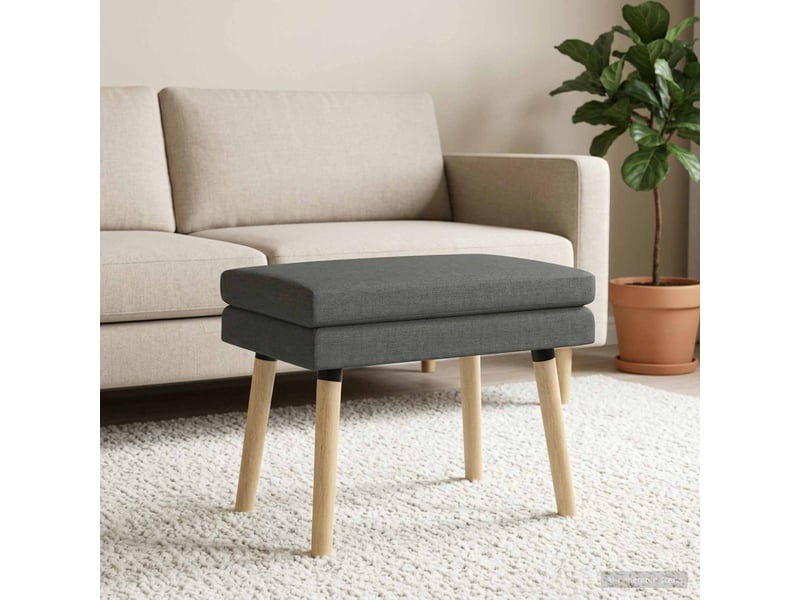  Banc d'entrée, banc à double couche gris foncé 60x40x46 cm tissu  - Conforama D