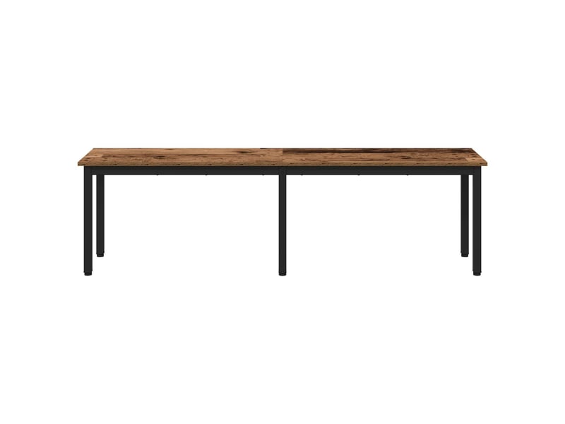  Banc d'entrée, banc d'intérieur bois ancien 160x35x45 cm bois d'ingénierie  - Conforama E