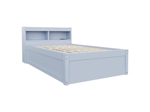 Lit banquette 90x200 cm <strong></strong>  <strong></strong> coloris gris