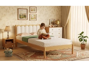 Lit simple 90x200 cm <strong>ARTBEDDING</strong> <strong></strong> coloris naturel