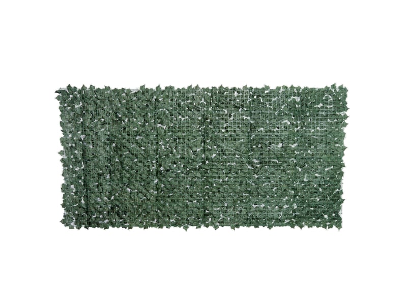  Haie artificielle occultante 300 x 150 cm – vert foncé – feuillage résistant uv pour balcon et jardin  - Conforama D