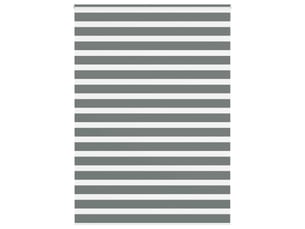 Store zèbre, store de fenêtre gris foncé largeur du tissu 155,9 cm polyester cf48586