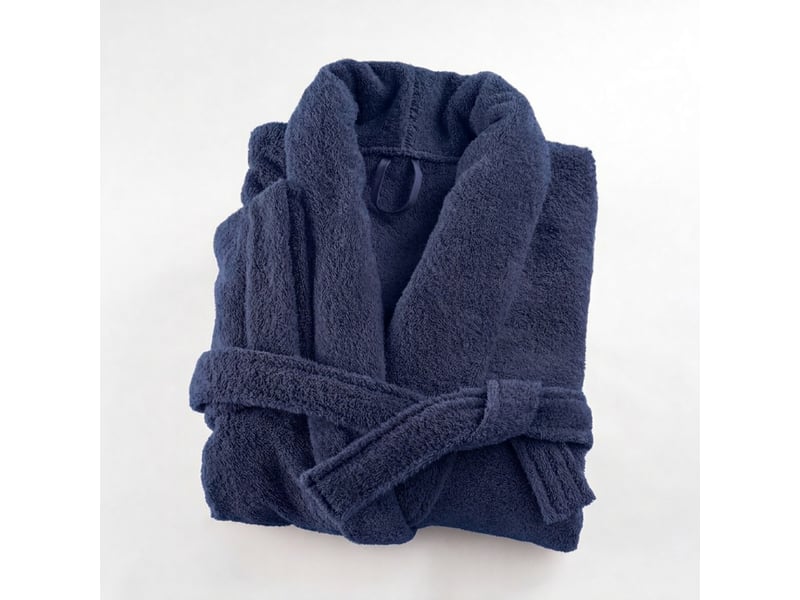  Peignoir coton éponge col chale  éponge premium  - Conforama A