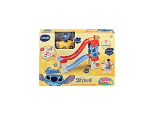 Circuit de jeu modulaire tut tut bolides stitch avec rampes et 2 magic zones