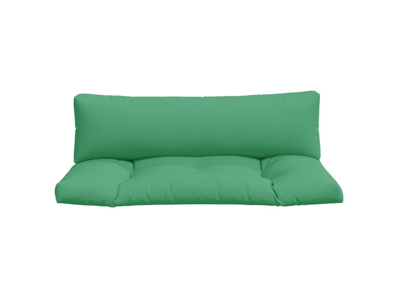  Lot de 2 coussins de palette, coussins de canapé vert tissu cf59635  - Conforama D