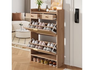 Meuble à chaussures 12 paire(s)  <strong></strong>  <strong></strong> coloris naturel