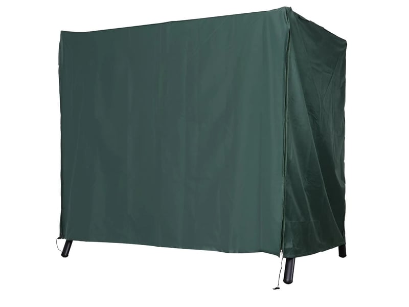 Housse de protection pour balançoire de jardin 177x114x152 cm imperméable vert foncé - Conforama A