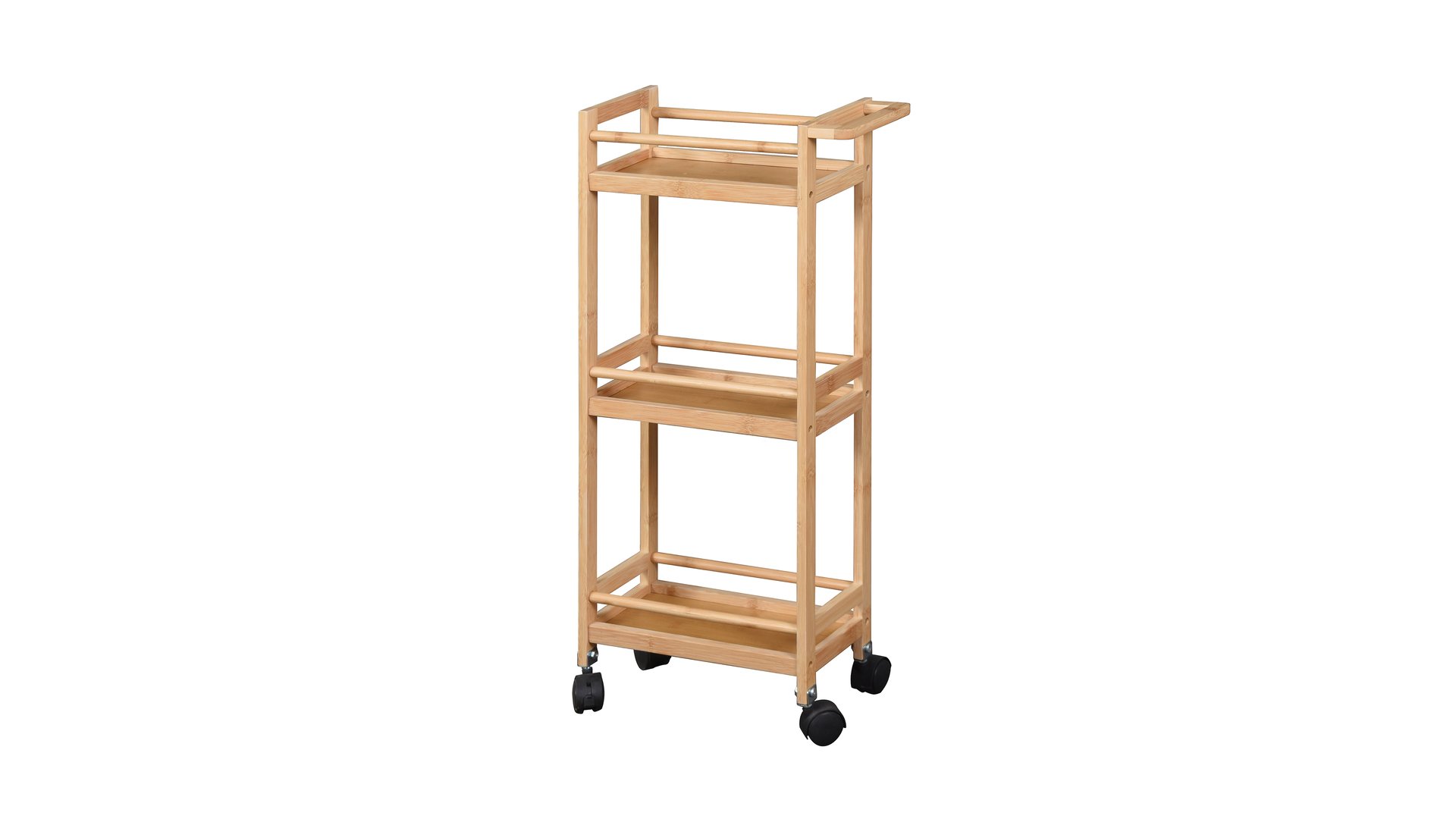Desserte bois clair BAMBOO bois clair 74.5 Conforama