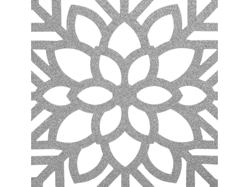  Fééric lights and christmas – set de table noël flocon en pvc – diamètre 42 cm – protection contre chaleur et humidité – décoration festive élégante  - Conforama B