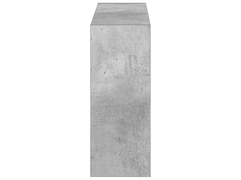  Meuble à chaussures mural, armoire à chaussures zwolle 71x17x43 cm gris béton  - Conforama E
