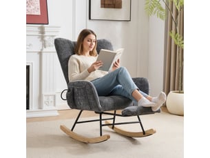 Fauteuil fixe  <strong>ROLIPO</strong> Tissu gris