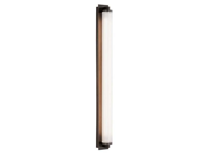  Argon hampton applique murale led intégrée hampton, finition titane brossé, 3000k  - Conforama A